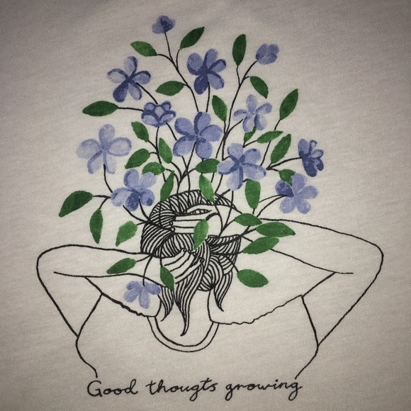 “Good Thoughts Growing” Flowy T-Shirt - Picture 2 of 4
